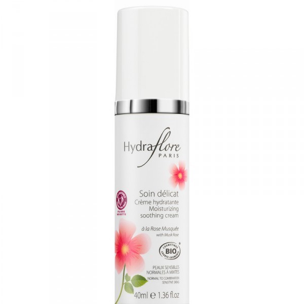 Soin Délicat Hydratant à la Rose Musquée Bio Hydraflore