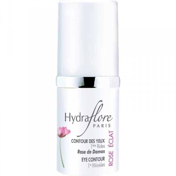 Contour des Yeux 1ères Rides Bio Hydraflore Rose Eclat